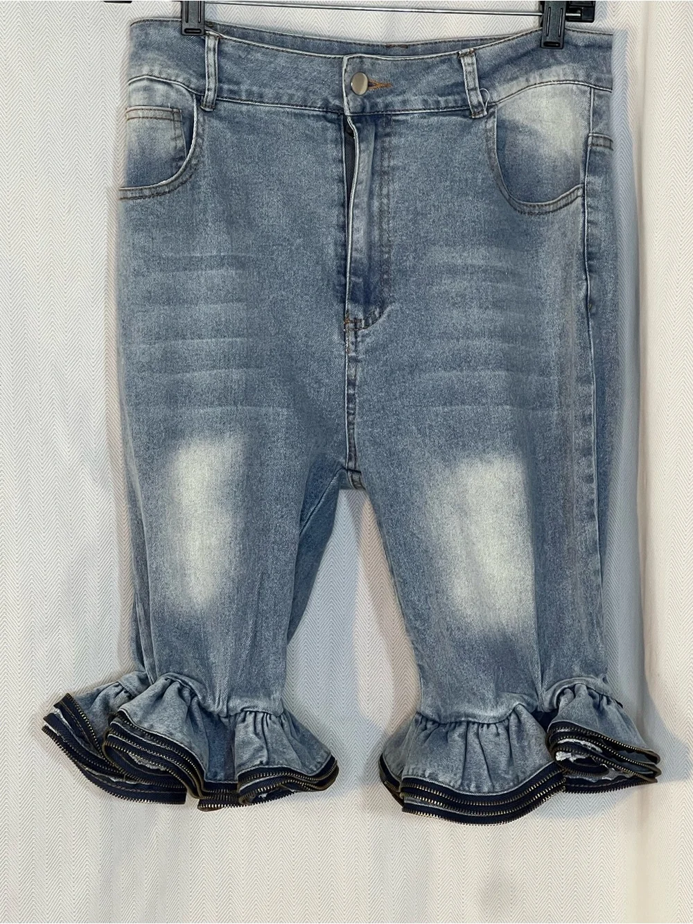 N/A denim bermuda